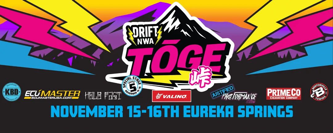 Drift NWA: Eureka Springs Togue — November 15–16, 2025