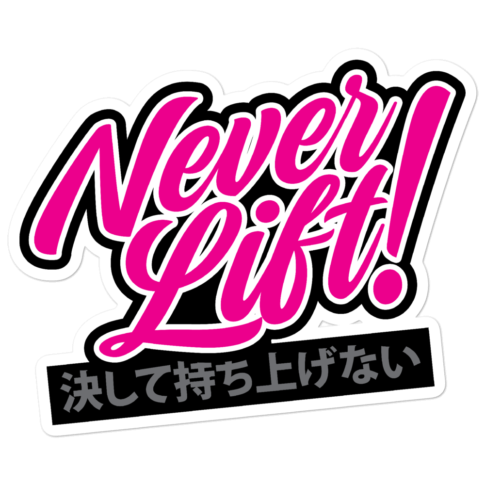 Never Lift! Bubble-free stickers